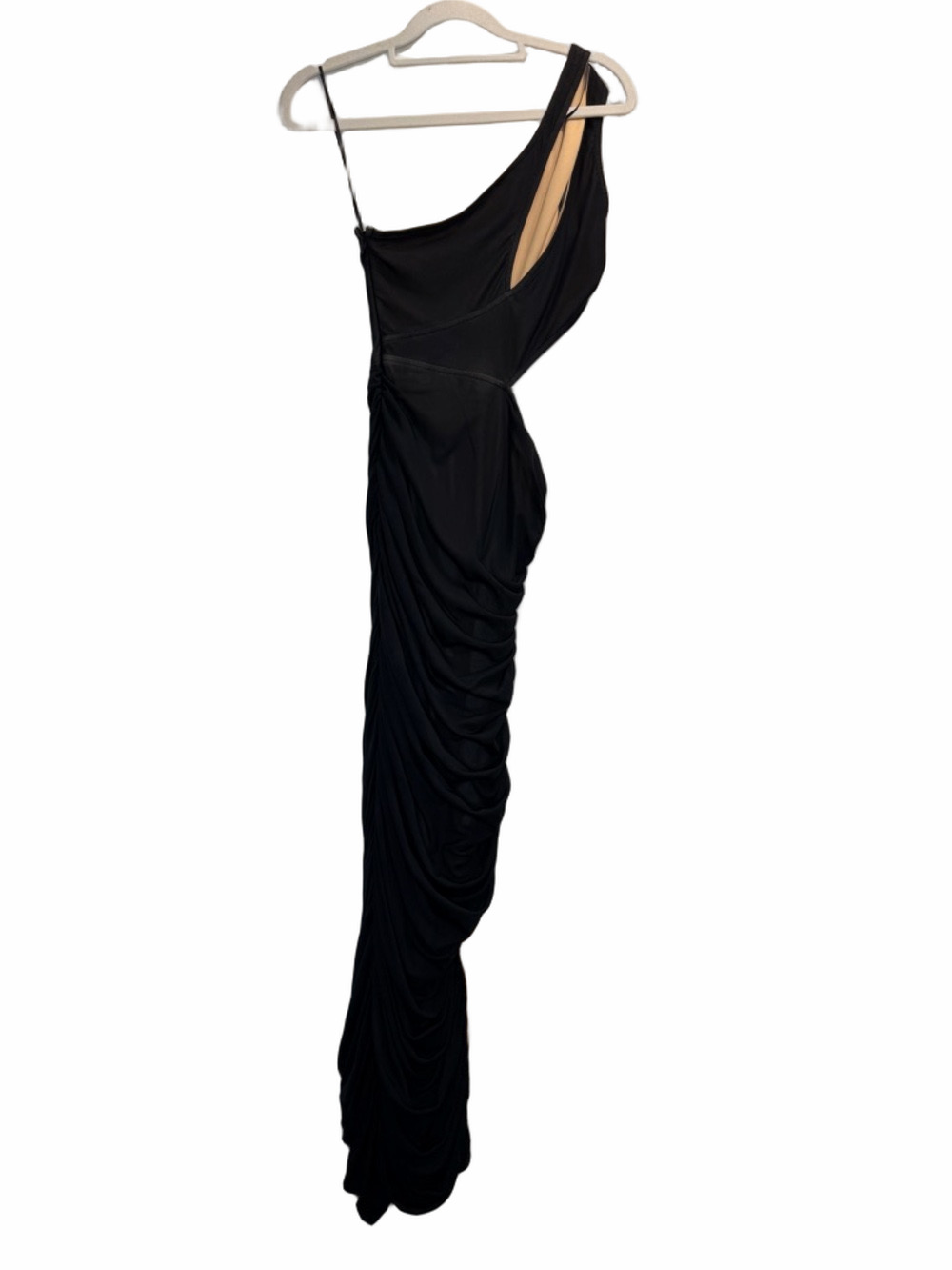 NWT Shelox Black Asymmetrical Maxi Dress Size Small